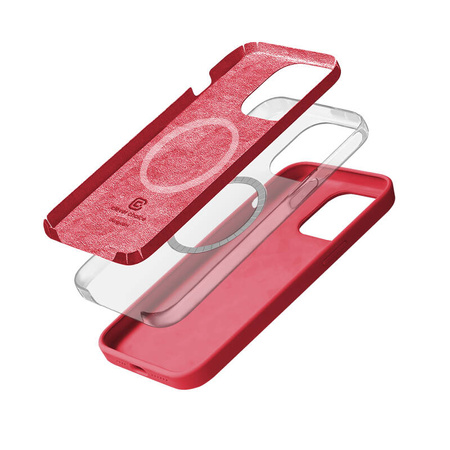 Crong Color Cover Magnetic - Etui iPhone 15 Pro MagSafe (różowy) (CRGCOLRMIP1561PDPNK)