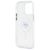Karl Lagerfeld IML Metal Choupette Head MagSafe - Etui iPhone 13 Pro Max (biały) (KLHMP13XHLSCHH)
