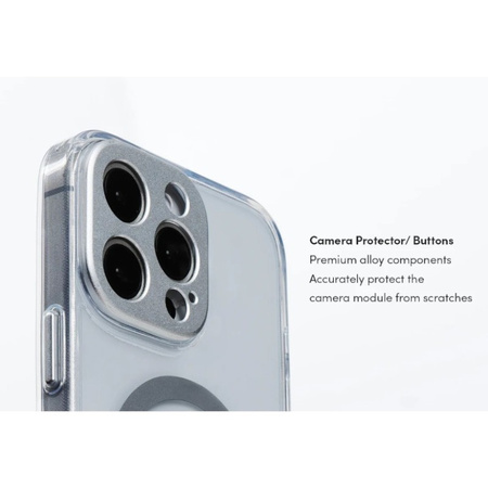 Moshi iGlaze MagSafe - Etui iPhone 16 Pro Max (Luna Silver) (99MO241014)
