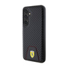 Ferrari Carbon Stitched Bottom - Etui Samsung Galaxy S24+ (czarny) (FEHCS24MN3PUK)