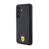Ferrari Carbon Stitched Bottom - Etui Samsung Galaxy S24 (czarny) (FEHCS24SN3PUK)
