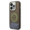 Karl Lagerfeld Liquid Glitter Round RSG Logo Case - Etui iPhone 14 Pro (czarny) (KLHCP14LLCRSGRK)