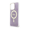 Guess 4G MagSafe - Etui iPhone 14 Pro Max (Purpurowy) (GUHMP14XH4STU)