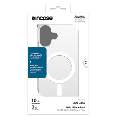 Incase Slim Case MagSafe - Etui iPhone 16 Plus (Clear) (INPH190403-CLR)