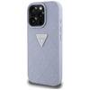 Guess Hot Stamp 4G Pattern Triangle Metal Logo - Etui do iPhone 16 Pro (fioletowy) (GUHCP16LPGP4STRU)