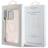 Guess IML Metal Mountain Logo MagSafe - Etui do iPhone 16 Pro Max (różowy) (GUHMP16XHFGTMSLSP)