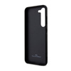 BMW Leather Textured & Stripe - Etui Samsung Galaxy S23 (czarny) (BMHCS23S22RDPK)