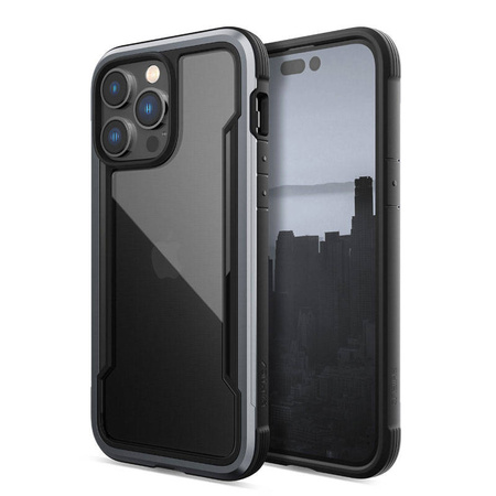 X-Doria Raptic Shield - Etui aluminiowe iPhone 14 Pro Max (Drop-Tested 3m) (Black) (494090)