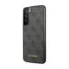 Guess 4G Metal Logo - Etui Samsung Galaxy S23 (szary) (GUHCS23SG4GFGR)