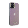 Guess IML Faceted Mirror Disco Iridescent - Etui iPhone 15 (różowy) (GUHCP15SHDECMP)