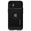 Spigen Rugged Armor - Etui do iPhone 12 / iPhone 12 Pro (Czarny) (ACS01700)