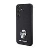 Karl Lagerfeld Saffiano Karl & Choupette Metal Pin - Etui Samsung Galaxy S24+ (czarny) (KLHCS24MPSAKCMPK)