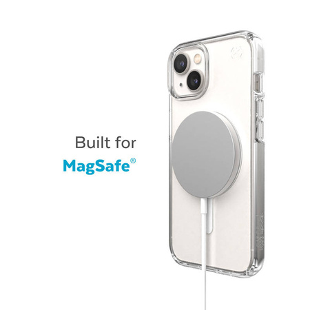 Speck Presidio Perfect-Clear + MagSafe - Etui iPhone 14 / iPhone 13 z powłoką MICROBAN (Clear) (150061-5085)