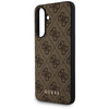 Guess 4G Metal Gold Logo - Etui do Samsung Galaxy A36 5G (brązowy) (GUHCSA36G4GFBR)