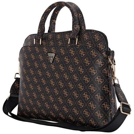 Guess New 4G Zipper Pocket Triangle Logo - Torba na notebooka 15" (czarny) (GUCB15PG4TGNK)