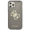 Guess Glitter 4G Big Logo - Etui iPhone 12 Pro Max (czarny) (GUHCP12LPCUGL4GBK)
