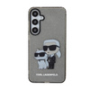 Karl Lagerfeld IML Glitter Karl & Choupette - Etui Samsung Galaxy S24+ (czarny) (KLHCS24MHNKCTGK)
