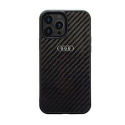 Audi Carbon Fiber - Etui iPhone 14 Pro (Czarny) (AU-TPUPCIP14P-R8/D2-BK)
