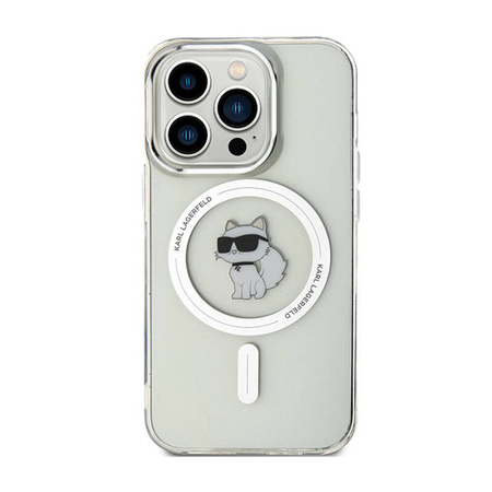Karl Lagerfeld IML Choupette MagSafe - Etui iPhone 13 Pro (przezroczysty) (KLHMP13LHFCCNOT)