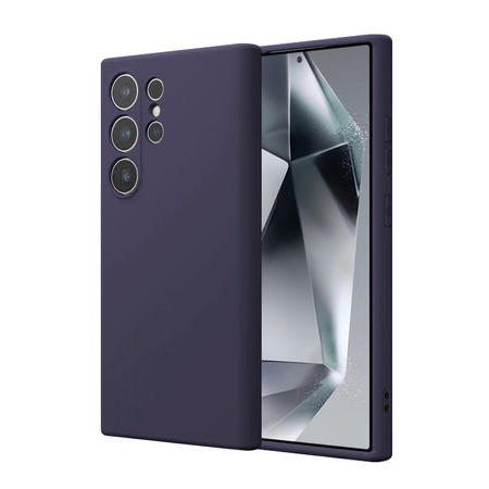 Crong Color Cover - Etui Samsung Galaxy S24 Ultra (fioletowy) (CRGCOLRSGS24UPRP)