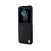 BMW Leather Hot Stamp - Etui Samsung Galaxy Z Flip 5 (czarny) (BMHCZF5SLLBK)