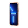 Guess Gold Outline Translucent MagSafe - Etui iPhone 13 Pro Max (różowy) (GUHMP13XHTCMP)