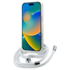 Karl Lagerfeld Crossbody IML Karl Head MagSafe - Etui iPhone 16 Pro Max (przezroczysty) (KLHMP16XHCKHNT)