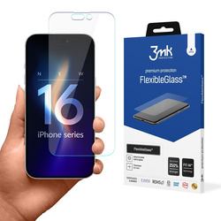 3mk FlexibleGlass - Szkło hybrydowe do iPhone 16 Pro Max (3MK_5903108661126)