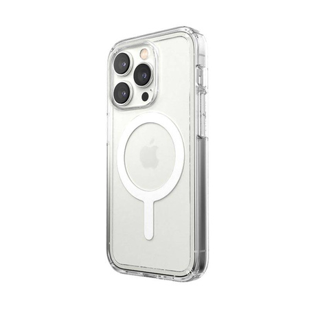 Speck Gemshell + MagSafe - Etui do iPhone 14 Pro z połowką MICROBAN (Clear) (150160-5085)