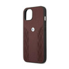 BMW Leather Curve Perforate HC - Etui iPhone 13 (czerwony) (BMHCP13MRSPPR)
