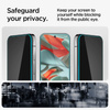 Spigen GLAS.TR EZ FIT Privacy 2-Pack - Szkło hartowane z filtrem prywatyzującym do Google Pixel 9 Pro XL 2 szt (AGL09313)