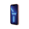 Guess Rhinestone Triangle - Etui iPhone 14 Pro (różowy) (GUHCP14LHDGTPP)