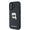 Karl Lagerfeld Monogram Karl Head Pin - Etui iPhone 16 (czarny) (KLHCP16SPGKLKIPK)