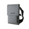 Karl Lagerfeld Saffiano Mongram Plaque - Torba na smartfona i akcesoria (srebrny) (KLWBSAMSMG)