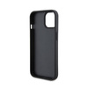 Karl Lagerfeld Leather Monogram Hot Stamp Metal Logo - Etui iPhone 15 (czarny) (KLHCP15SPKLPKLK)
