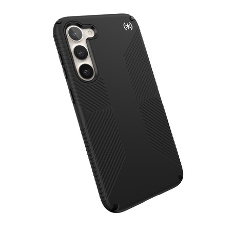Speck Presidio2 Grip - Antypoślizgowe etui Samsung Galaxy S23+ (Black/Black/White) (150340-D143)