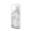 DKNY Liquid Glitter Big Logo - Etui iPhone 15 / 14 / 13 (biały) (DKHCP15SLBNAET)