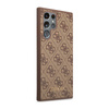 Guess 4G Metal Logo - Etui Samsung Galaxy S23 Ultra (brązowy) (GUHCS23LG4GFBR)