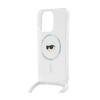 Karl Lagerfeld Crossbody IML Karl Head MagSafe - Etui iPhone 15 Pro Max (przezroczysty) (KLHMP15XHCKHNT)