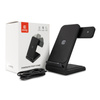 Crong - Zestaw ładowarka GaN PD 35W plus ładowarka bezprzewodowa PowerSpot Pivot Stand 3w1 do iPhone, Samsung & Android (CRG-POWER-BUNDLE1)