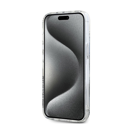 Karl Lagerfeld IML Choupette Head & Monogram - Etui iPhone 15 / 14 / 13 (przezroczysty) (KLHCP15SHKLPCHT)