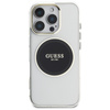 Guess IML Metal Colored Circle Classic Logo MagSafe - Etui do iPhone 16 Pro (czarny) (GUHMP16LHTDRCEDK)