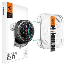 Spigen GLAS.TR EZ FIT 2-Pack - Szkło hartowane do Samsung Galaxy Watch 8 Classic 46 mm (2 szt) (AGL09877)