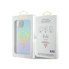 Guess IML Iridescent MagSafe - Etui iPhone 15 Plus (turkusowy) (GUHMP15MHITSQ)