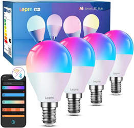 Lepro BP1 AI Smart Bulb E14 - inteligentna żarówka E14 (4 szt) (BP1-EU-4)