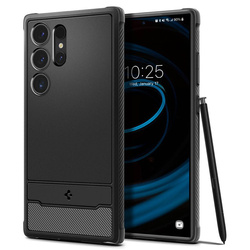 Spigen Rugged Armor - Etui do Samsung Galaxy S24 Ultra (Matte Black) (ACS07286)