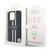 Guess 4G Printed Stripes MagSafe - Etui iPhone 13 Pro Max (Czarny) (GUHMP13XP4RPSK)