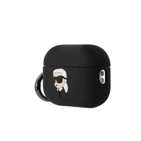 Karl Lagerfeld Silicone NFT Karl Head 3D - Etui AirPods Pro 2 (czarny) (KLAP2RUNIKK)