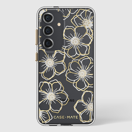Case-Mate Floral Gems - Etui Samsung Galaxy S24 (Gold) (CM053432)
