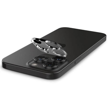 Spigen Optik.TR Camera Protector - Szkło ochronne na obiektyw do iPhone 15 Pro / 15 Pro Max / iPhone 14 Pro / 14 Pro Max (2 szt) (Przezroczysty) (AGL05761)